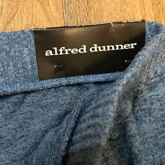 Alfred Dunner simply cozy pocketed classic fit stretch pants color blue size 2X - Picture 7 of 12